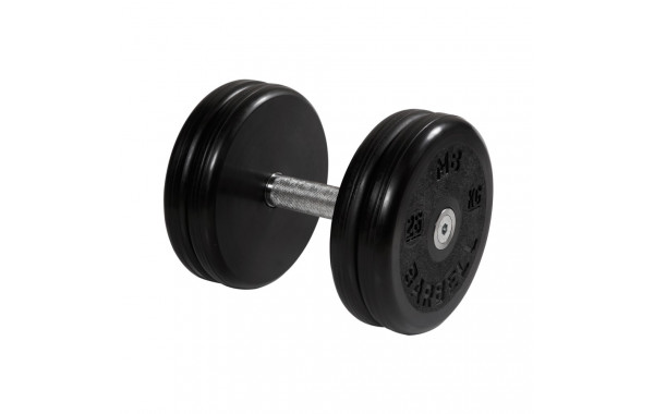 Гантель классик MB Barbell с вращающейся ручкой 26 кг MB-FdbEM-B26 600_380