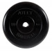 Диск обрезиненный d31мм MB Barbell Atlet 10кг черный MB-AtletB31-10 75_75