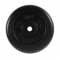 Диск обрезиненный d31мм MB Barbell MB-PltB31-25 25 кг черный