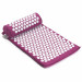 Набор с акупунктурным массажным ковриком Inex Acupressure Mat ACUMAT фиолетовый 75_75