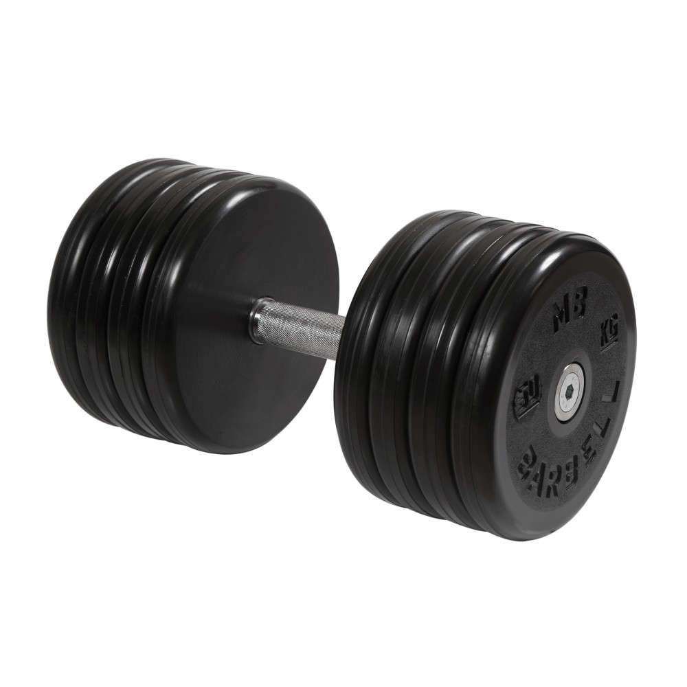 Гантель классик MB Barbell с вращающейся ручкой 50 кг MB-FdbEM-B50 1000_1000