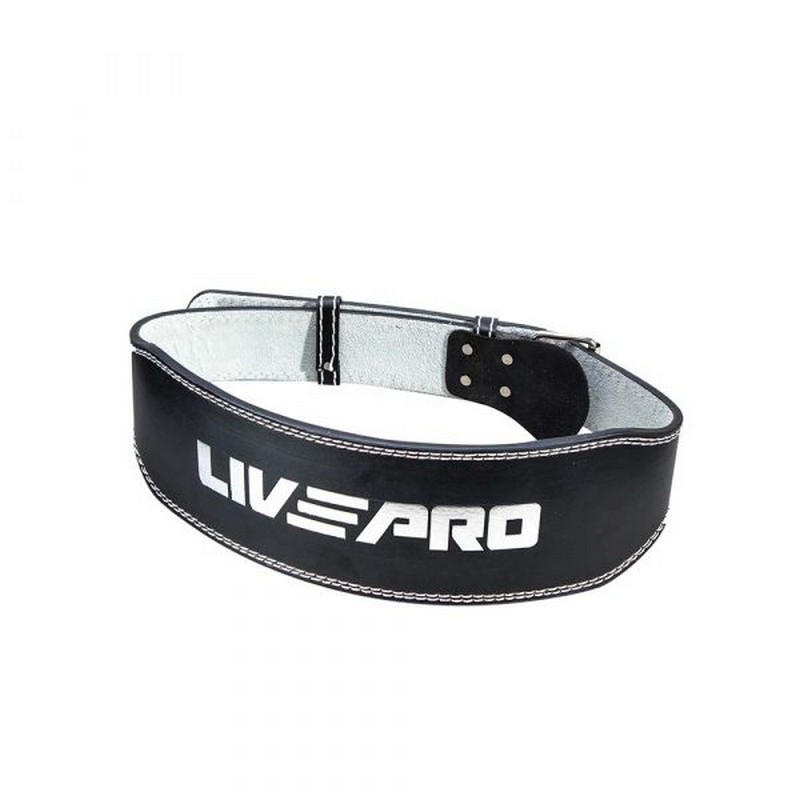 Атлетический пояс Live Pro Weightlifting Belt LP8067-M размер M, черный 800_800