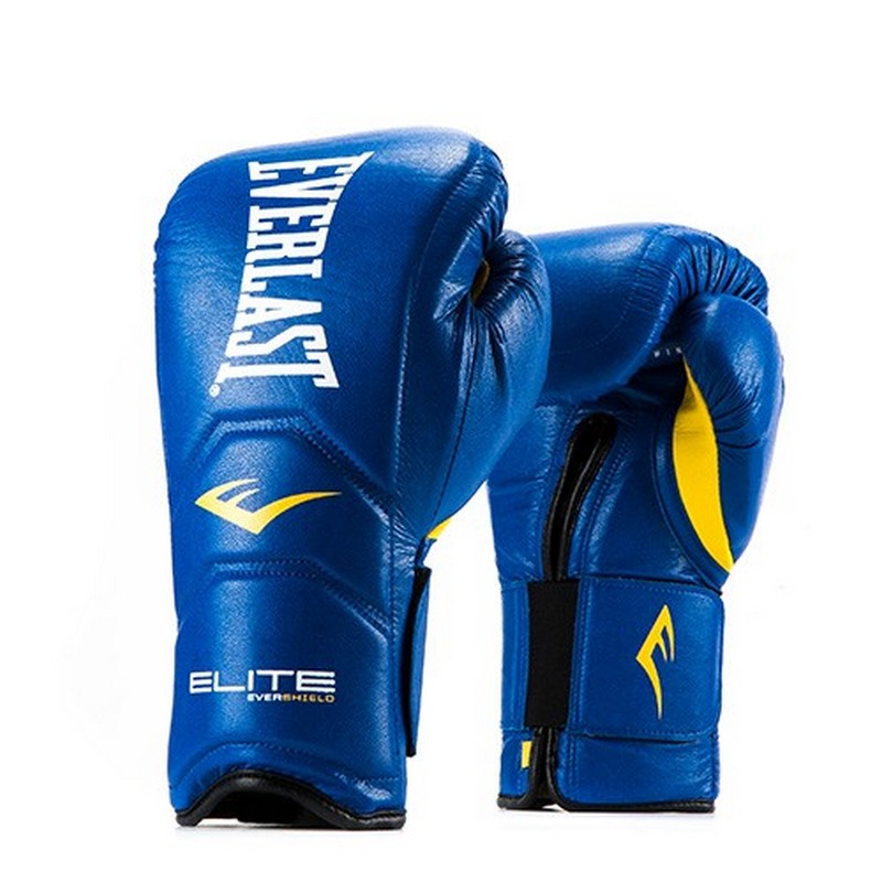 Перчатки тренировочные на липучке Everlast Elite Pro 18oz 800_800