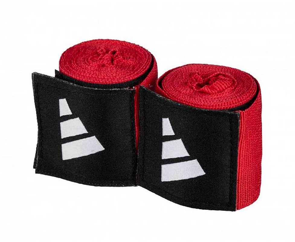 Бинты боксерские Boxing Pro Hand Wrap adiBP03S красный 977_800