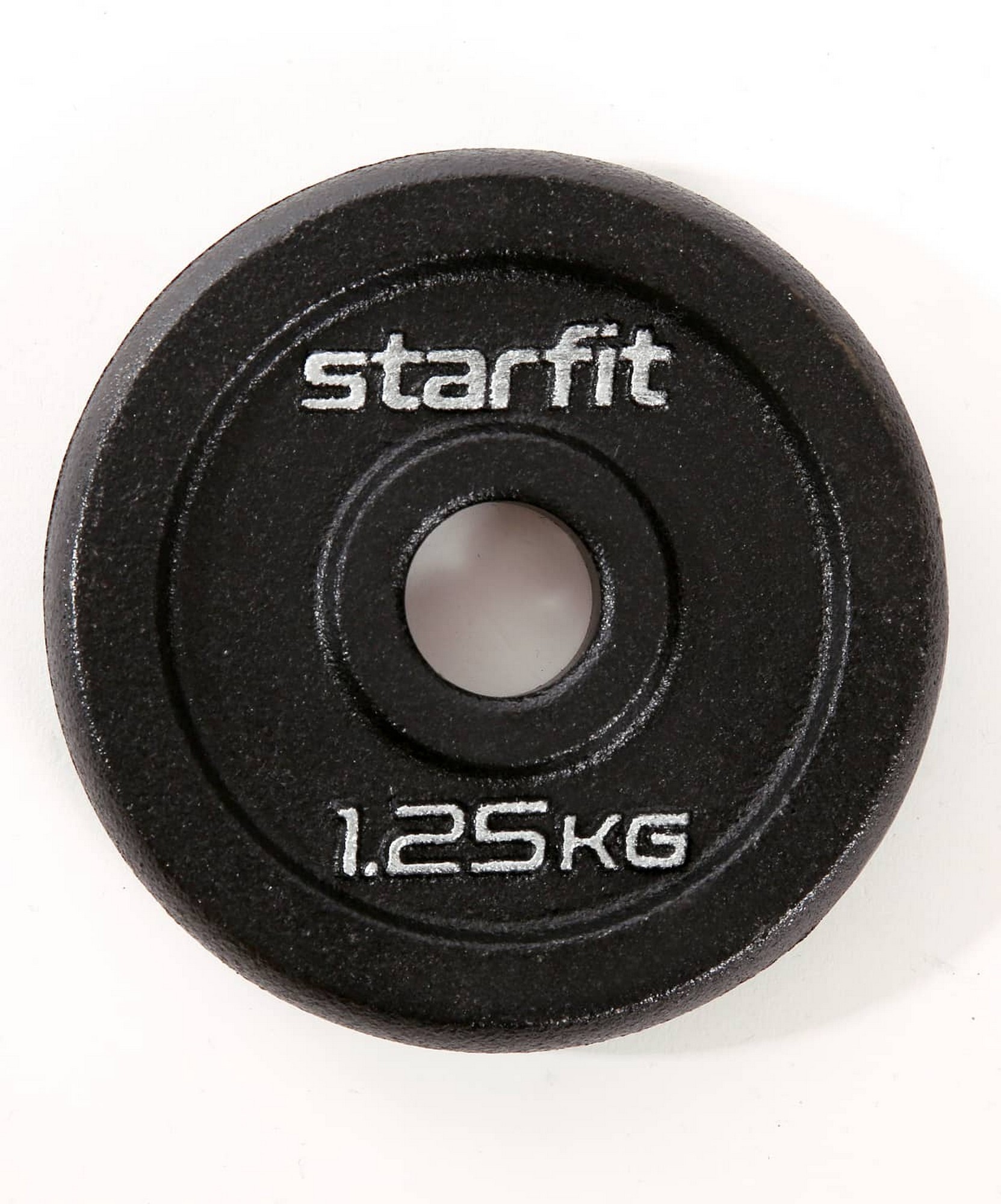 Диск чугунный 1,25 кг Star Fit d26 мм BB-204 черный 1663_2000