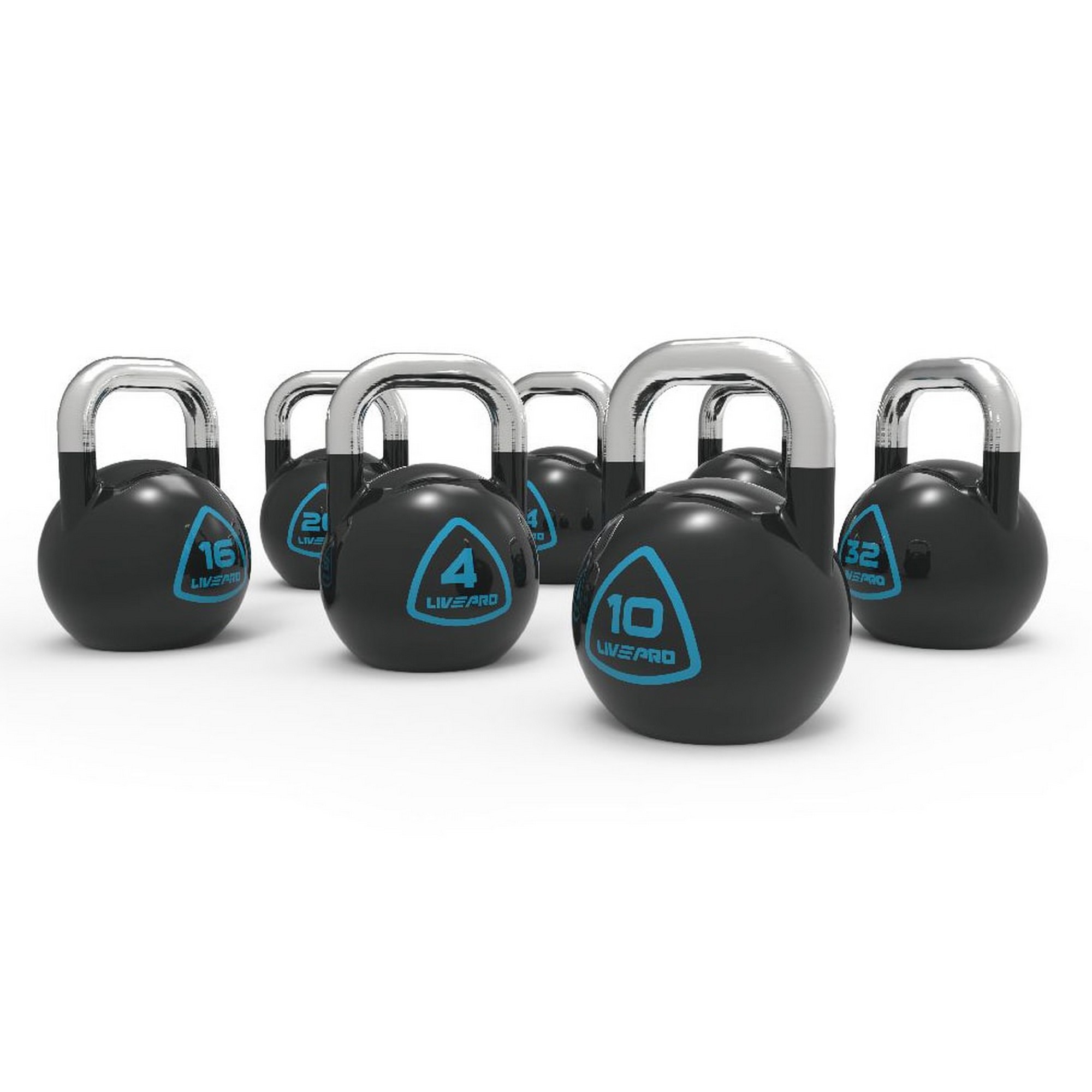 Соревновательная гиря 8 кг Live Pro Steel Competition Kettlebell LP8042-8 2000_2000