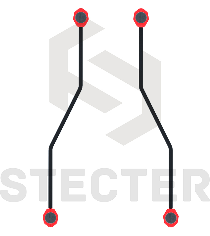 Брусья изогнуто-горизонтальные Stecter 5162 684_767