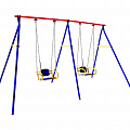 Качели дачные Пионер 2 двойные качели цепные со спинкой-2шт 120_120