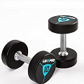 Гантели в уретане 16 кг Live Pro Premium Urethane Dumbbells LP8000-16 120_120